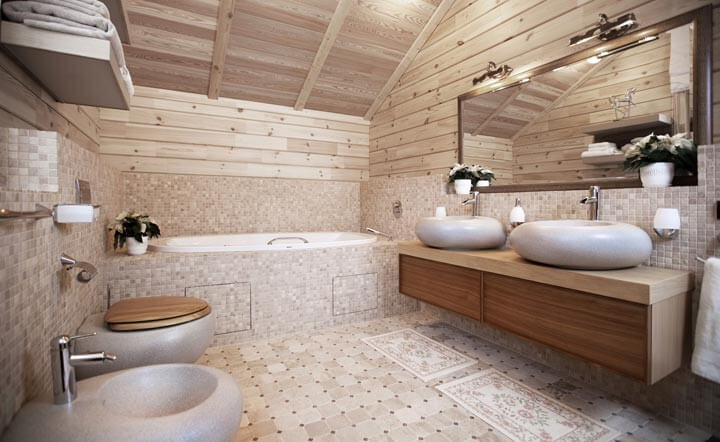 Використання сучасних технологій дозволяє зробити ванну в каркасному будинку, яка є повноцінною і ні в чому не поступається іншим ванним в цегляних або блокових будинках