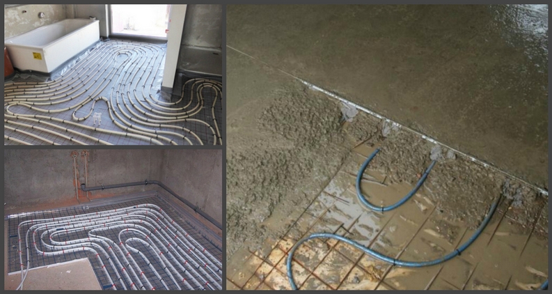 Якщо ви все ж вирішили монтувати тепла підлога, що працює від гарячої води, то цей процес має таку послідовність дій: